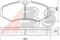 Колодки тормозные дисковые (комплект 4 шт.), артикул 37095