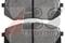 Колодки тормозные дисковые (комплект 4 шт.), артикул 37622