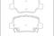 Колодки торм. задние, артикул SN154P