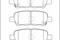 Дисковые тормозные колодки ADVICS задние, артикул SN509P