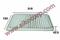 Фильтр воздушный LEXUS RX300, ES330 / TOYOTA Alphard, Camry, Highlander, Sienna (2001-2013), артикул A199