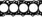 Gasket, cylinder head, артикул 10062810