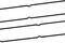 Прокладка клапанной крышки FORD:COUGAR(EC_) 2.016V 98-01,MAVERICK 2.016V 01-,MONDEOII(BAP) 1.6i16V 96-00,MONDEOIIседан(BFP) 1.6i16V 96-00, артикул 11087900