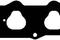 Прокладка коллектора ДВС Honda Civic 1.4-1.7 01-, FR-V, Stream, артикул 13166600