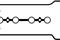 Прокладка клапанной крышки (Комплект) TOYOTA Yaris I mot.1,0/1,3L AJUSA 56025000, артикул 56025000