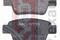 Колодки тормозные дисковы, артикул AKD1258