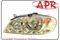 Фара левая 182, артикул 71040