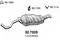 Глушитель VW Golf 4 Varia, артикул 507009