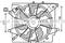 Вентилятор радиатора HYUNDAI i30 / KIA CEED 1.4D/1.6D 11-, артикул HY7563