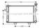 LA2015, Радиатор системы охлаждения AVA КНР, артикул LA2015