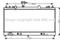 Радиатор охлаждения Mazda, артикул mz2163