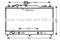 Радиатор системы охлаждения MAZDA: 6 (GG) 2.0 02-07, 6 HATCHBACK (GG) 2.0 02-07, 6 STATION WAGON (GY, артикул MZ2223