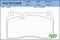 Колодки тормозные, артикул AW1810409