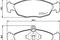 Колодки тормозные дисковы, артикул 8DB355007531