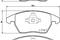 Brake pad set, disc brake, артикул 8DB355010581