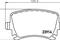 Комплект тормозных колодок, артикул 8DB355010601