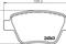 Колодки тормозные дисковые, артикул 8DB355014021