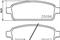 Brake pad set, disc brake, артикул 8DB355015221