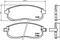 Brake pad set, disc brake, артикул 8DB355016381