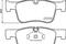 Brake pad set, disc brake, артикул 8DB355019771