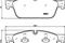 Brake pad set, disc brake, артикул 8DB355020141