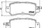 КОМПЛЕКТ ТОРМОЗНЫХ КОЛОДОК, артикул 8DB355020151