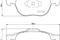 Колодки тормозные NAO FORD C-MAX C-MAX II FOCUS C-MAX FOCUS II (DA_) FOCUS II station wagon (DA_), артикул 8db355027-881