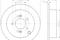 Диск тормозной HYUNDAI ix35/SANTA FE (SM)/TRAJET/TUCSON/KIA SPORTAGE 04- задний, артикул 8DD355111421