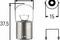 Лампа HELLA галогеновая R10W BA15S 10W, артикул 8GA002071131
