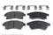 Колодки тормозные дисковые (комплект 4 шт.), артикул ADG042124