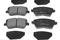 Колодки тормозные дисковые OPEL: AGILA 1.0, 1.2, 1.3 CDTI 08- SUZUKI: SPLASH 1.0, 1.2, 1.2 VVT, 1.3, артикул ADK84236