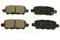 Колодки тормозные дисковые (комплект 4 шт.), артикул ADN142113
