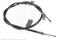 Трос ручного тормоза, артикул ADN146347