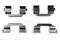 Комплектующие, колодки дискового тормоза, артикул ADN148601