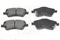Комплект тормозных колодок, дисковый тормоз, артикул ADT342169