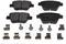 колодки тормозные дисковые Audi A3, VW Golf,Skoda Yeti/Superb, Seat Leon 1.2-3.2 08>, артикул ADV184218