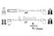 Провод высоковольтный MERCEDES 190 (W201),G (W460,W461,W463) комплект BOSCH, артикул 0986356333