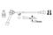 Провод высоковольтный KIA Sportage (94-03) (2.0) комплект BOSCH, артикул 0986357203