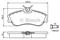 Колодки тормозные, артикул 0986424583