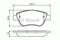 Колодки тормозные дисковые, артикул 0986494132