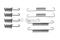 Комплект монтажный барабанных тормозных колодок, артикул 1987475263