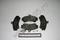 Колодки тормозные MITSUBISHI CARISMA/COLT -06/06- перед., артикул 0986424371