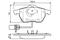 Колодки тормозные дисковые, артикул 0986424482