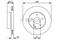 Диск торм.передн. BOSCH (BD1300) 1шт 0 986 479 406 MB, артикул 0986479406