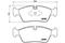 КОЛОДКИ ТОРМОЗНЫЕ ДИСКОВЫЕ BMW 3 Touring (E91) 318 i 2006-2007, артикул P06035