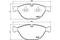комплект колодок для дисковых тормозов, артикул P06058