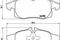 Колодки тормозные дисковые передн, артикул P10011