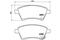 Колодки тормозные дисковые передн, артикул P23105