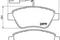 Колодки тормозные дисковые, комплект, артикул P23108