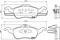 К-т дисков. тормоз. колодок, артикул P24046